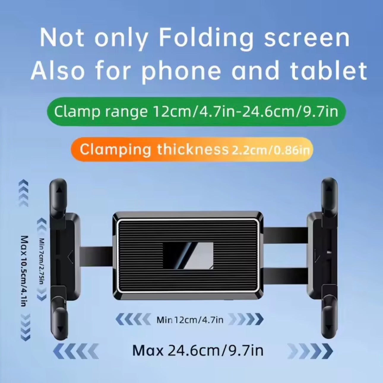 AutoGuard Heavy Duty Drill Base Tablet Holder With Upgraded Aluminium Alloy