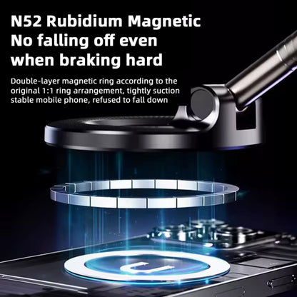 AutoGuard Magnetic Phone Holder With Upgraded Aluminum Alloy, Rotatable & Foldable