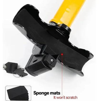 AutoGuard Anti-Theft Armored Bar™ Steering Wheel Lock With Tough-Steel Enhance Automobile