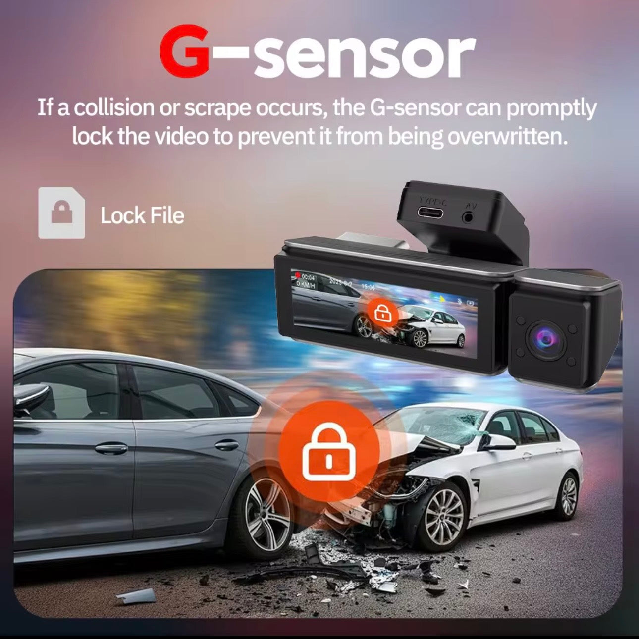 AutoGuard S18: Pro-Grade 4-Way Security & 4K Triple-Lens Precision With Night Version
