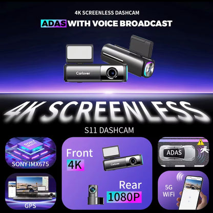 AutoGuard S11: Pro-Grade Dual-Lens Precision 4K Ultra-HD With Night Vision