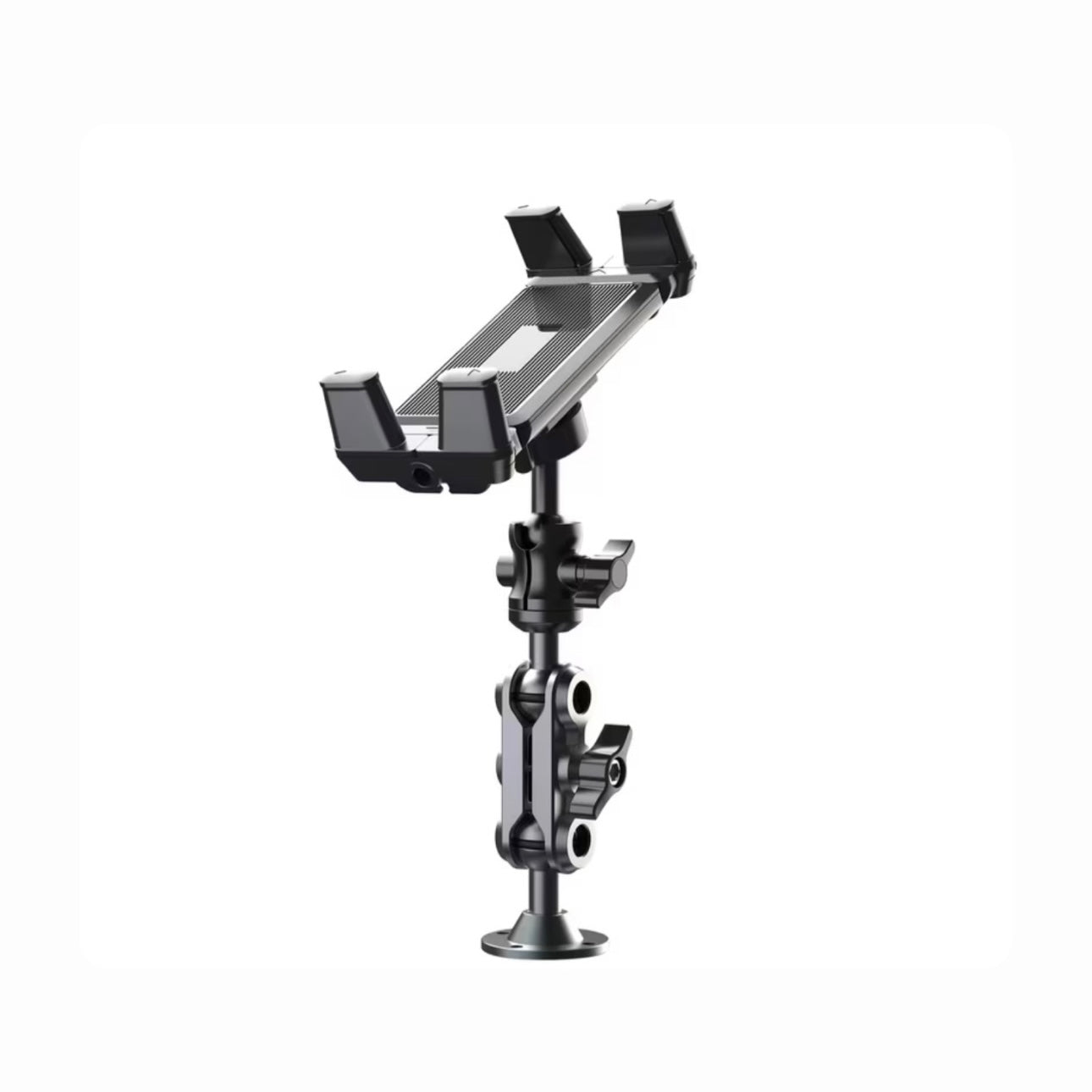 AutoGuard Heavy Duty Drill Base Tablet Holder With Upgraded Aluminium Alloy
