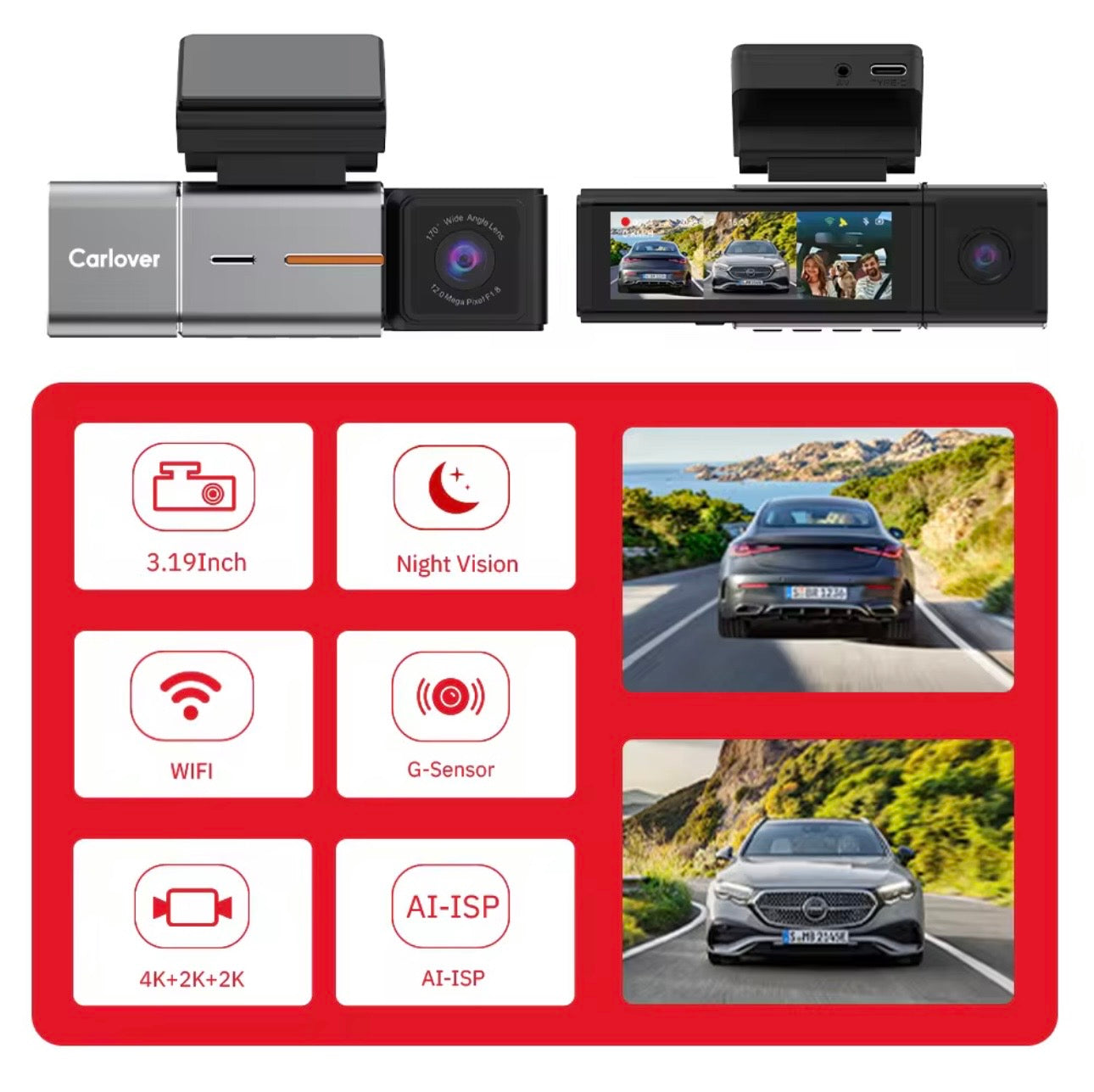 AutoGuard S25: Pro-Grade 4K Triple-Lens Precision Security System With Night Version