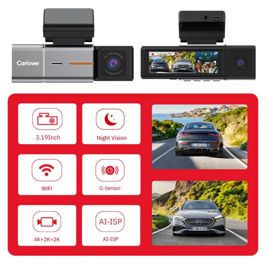 AutoGuard S25: Pro-Grade 4K Triple-Lens Precision Security System With Night Version