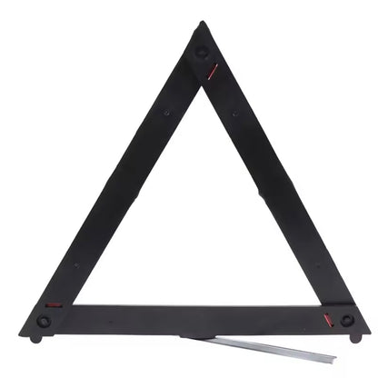 AutoGuard Reflective Emergency Car Safety Triangle - High Visibility Folding Warning Sign