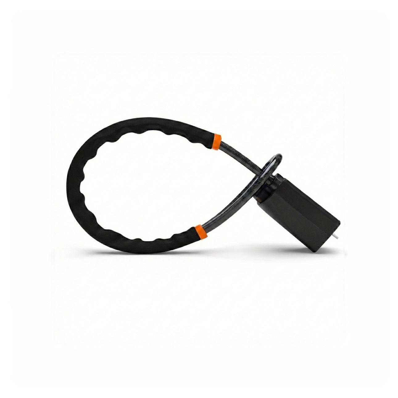 AutoGuard Anti-Theft Heavy-Duty Flexible Cable Lock With Seat Belt Socket & Strong Braided Steel