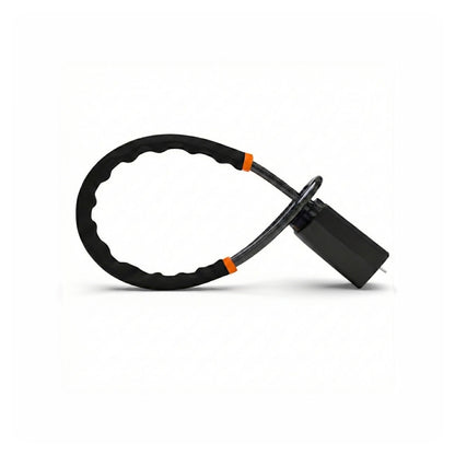 AutoGuard Anti-Theft Heavy-Duty Flexible Cable Lock With Seat Belt Socket & Strong Braided Steel