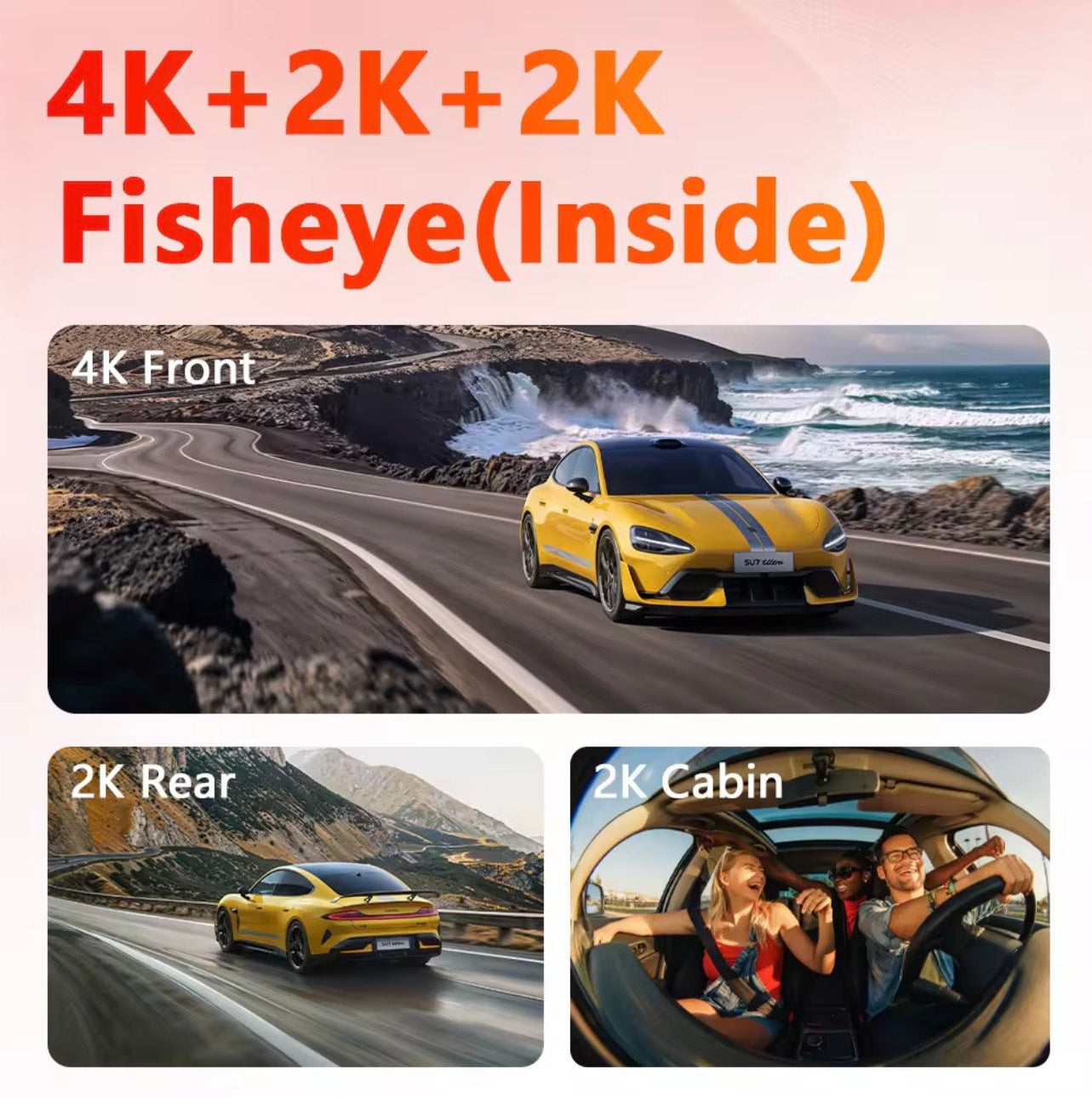 AutoGuard S18: Pro-Grade 4-Way Security & 4K Triple-Lens Precision With Night Version