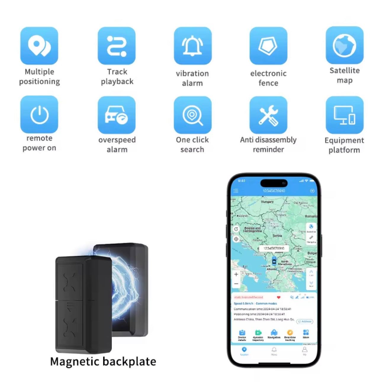 AutoGuard C3R - Magnetic GPS Multi-Platform Tracker