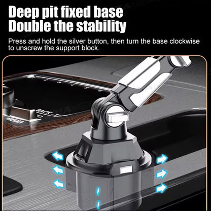 AutoGuard Heavy Duty Drill Base Tablet Holder With Upgraded Aluminium Alloy