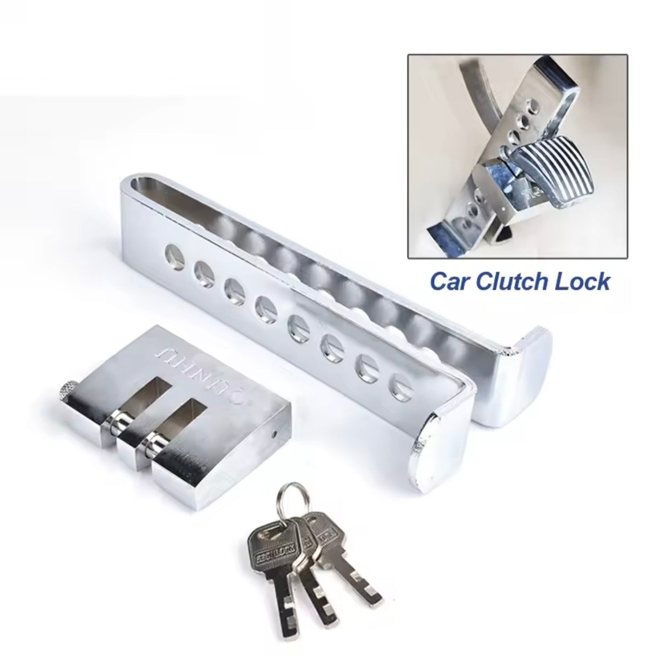 AutoGuard Anti-Theft Throttle Solid Padlock With Tough-Stainless Steel Enhance Automobile Security