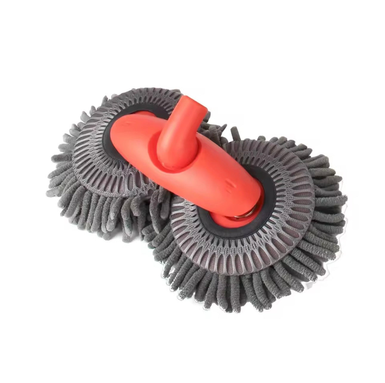 AutoGuard Microfiber Car Washer Mop Foam With Dual-Head & 3-Section Telescopic