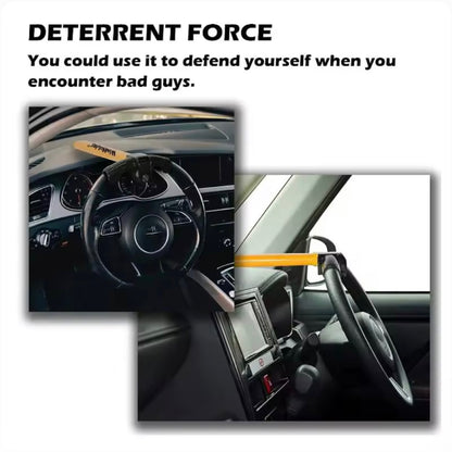 AutoGuard Anti-Theft Armored Bar™ Steering Wheel Lock With Tough-Steel Enhance Automobile