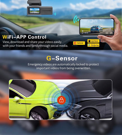 AutoGuard S2: Pro-Grade Dual-Lens Precision 4K Dash Camera With Night Version