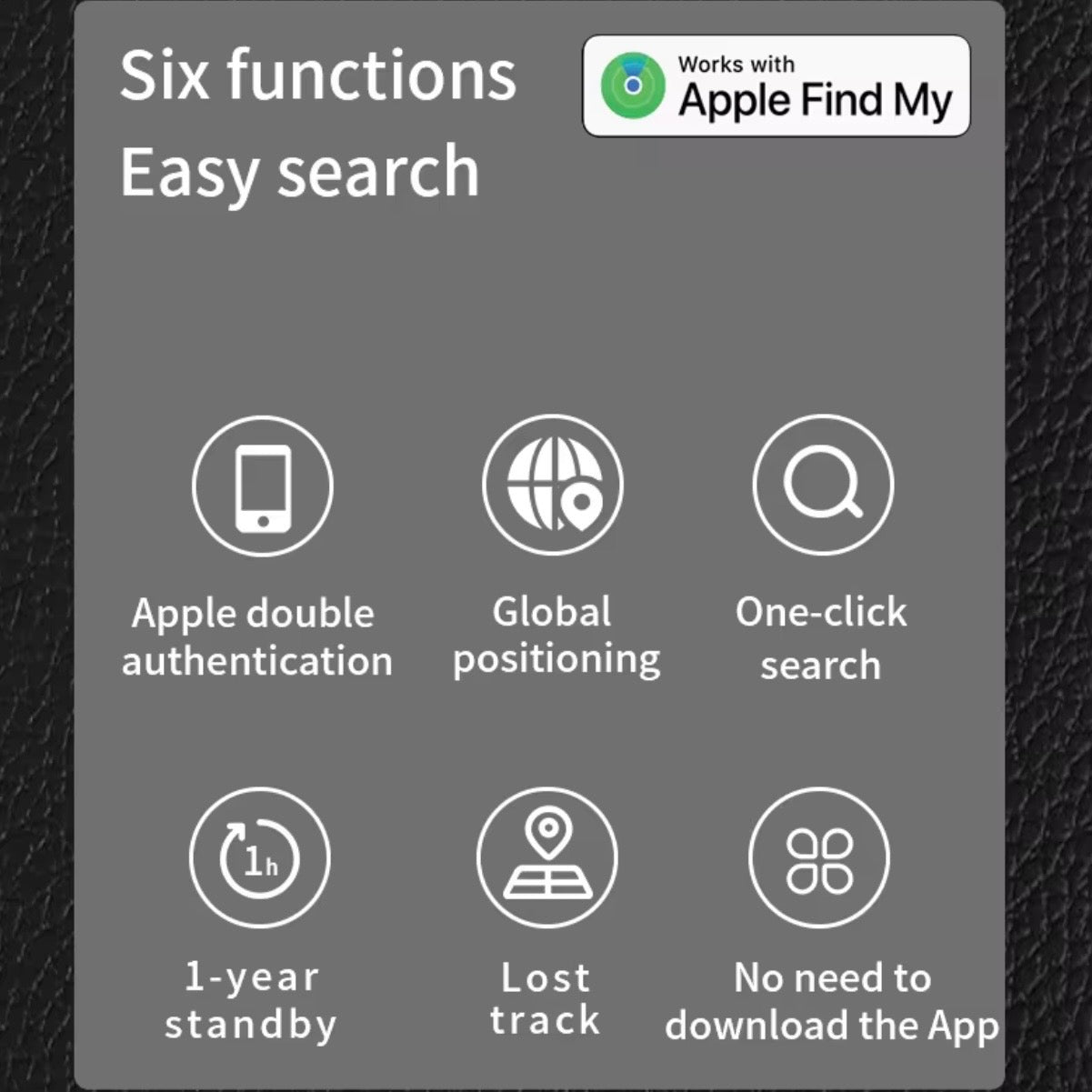 AutoGuard Mini & Portable Find My Keychain I-Tag Locator Anti-Theft GPS Tracker