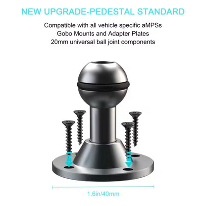 AutoGuard Heavy Duty Drill Base Tablet Holder With Upgraded Aluminium Alloy