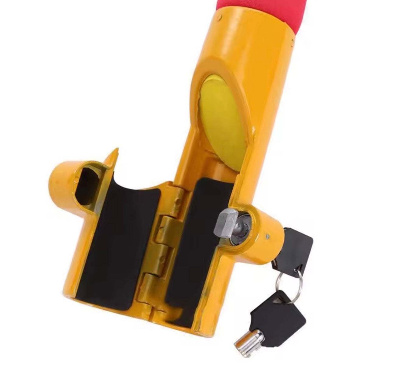 AutoGuard Anti-Theft Steering Wheel Lock With Tough-Steel Enhance Automobile Security