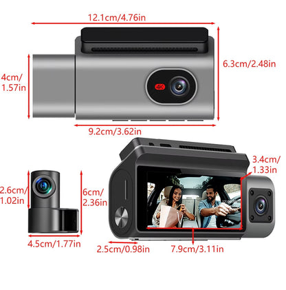 AutoGuard S13: Pro-Grade 4K Triple-Lens Precision Security System With Night Vision
