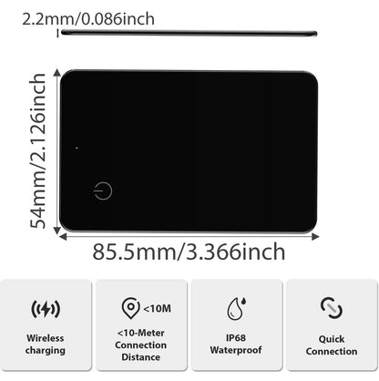 AutoGuard Smart Air Tag Wallet Card GPS Locator Tracker For Android & IOS