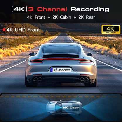 AutoGuard S25: Pro-Grade 4K Triple-Lens Precision Security System With Night Version